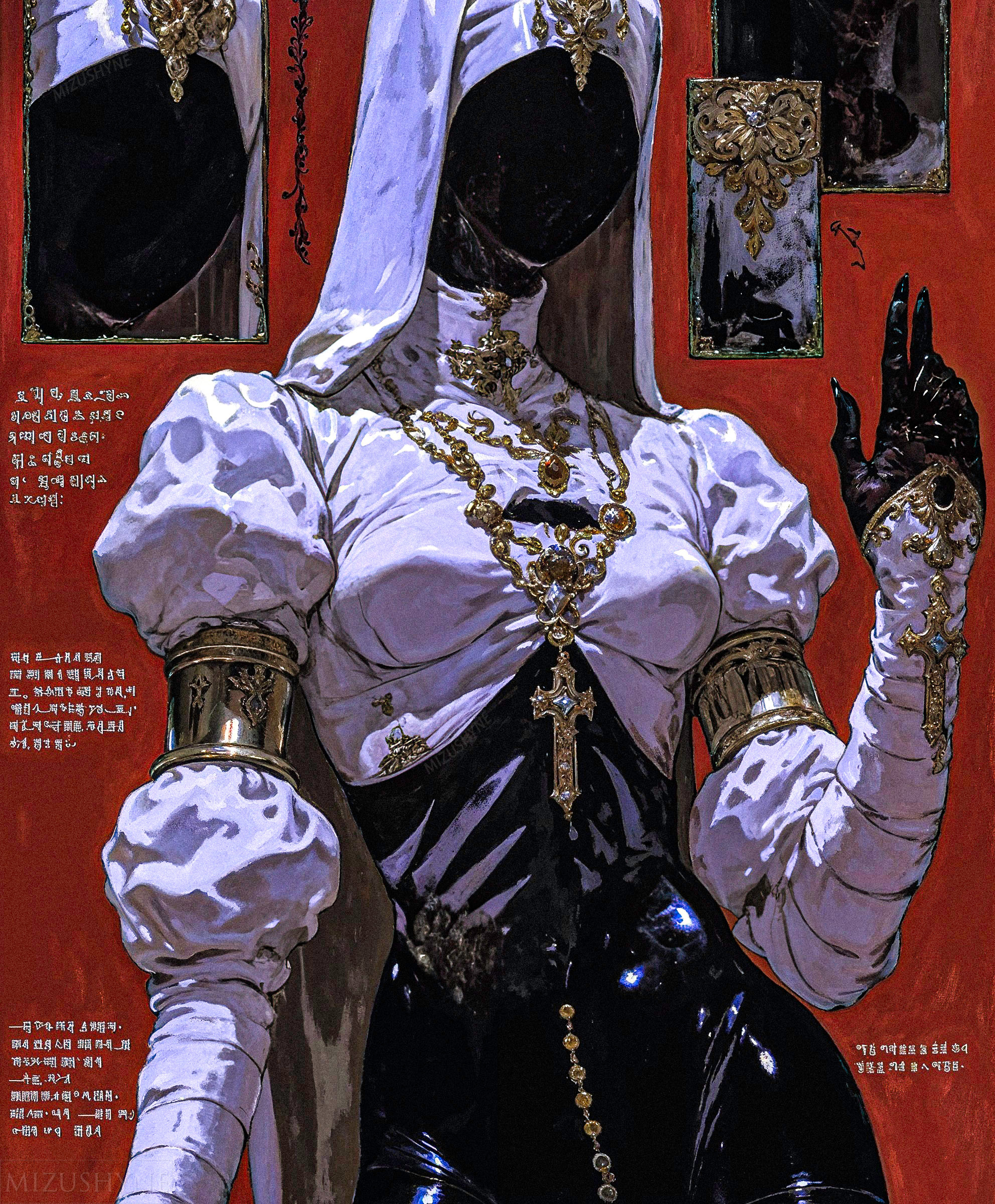 Abstract digital composition of warm and cool color swaths evoking memory and emotion